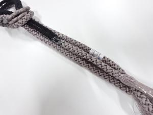 未使用品　正絹　手組帯締め